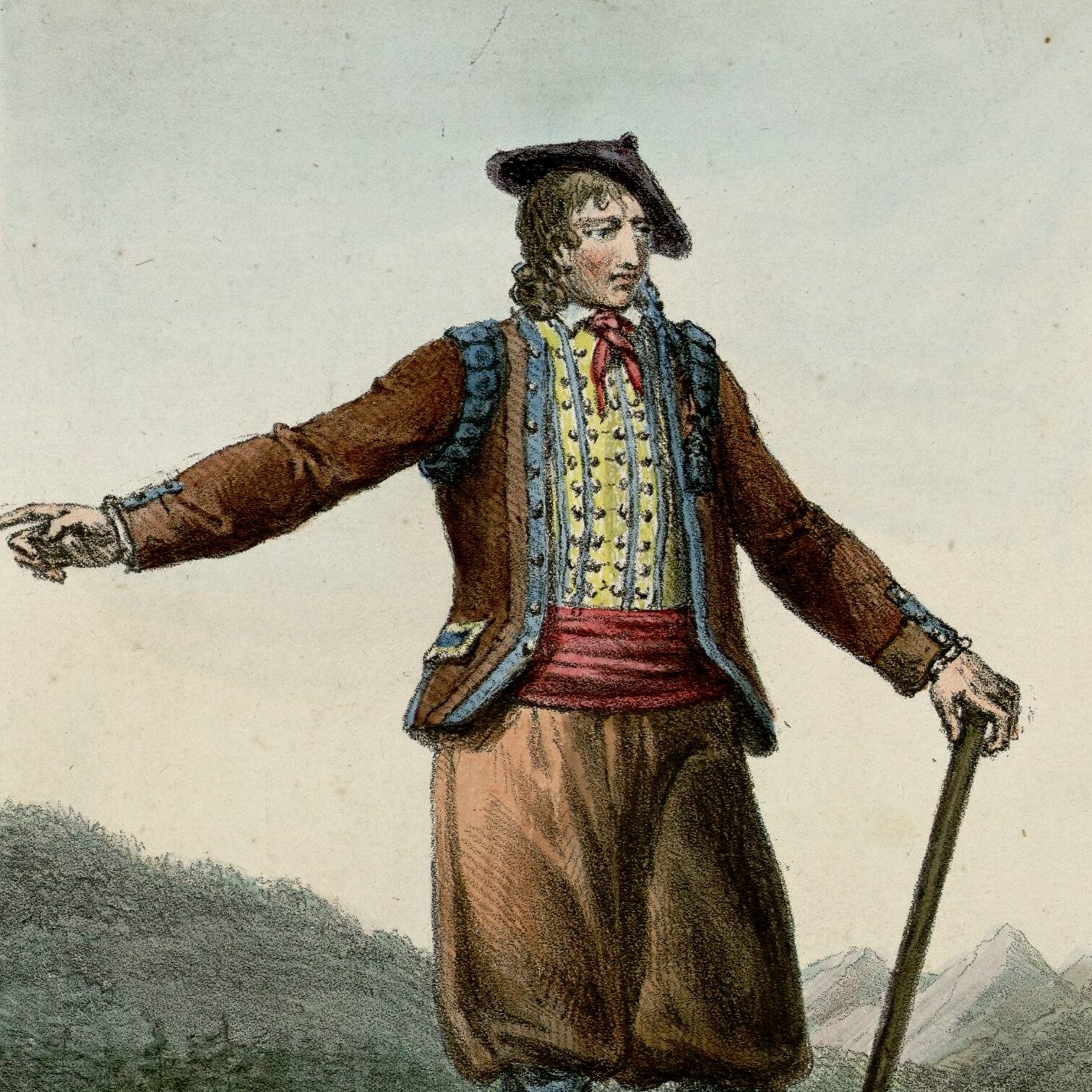 Paysan basque des environs de Bayonne