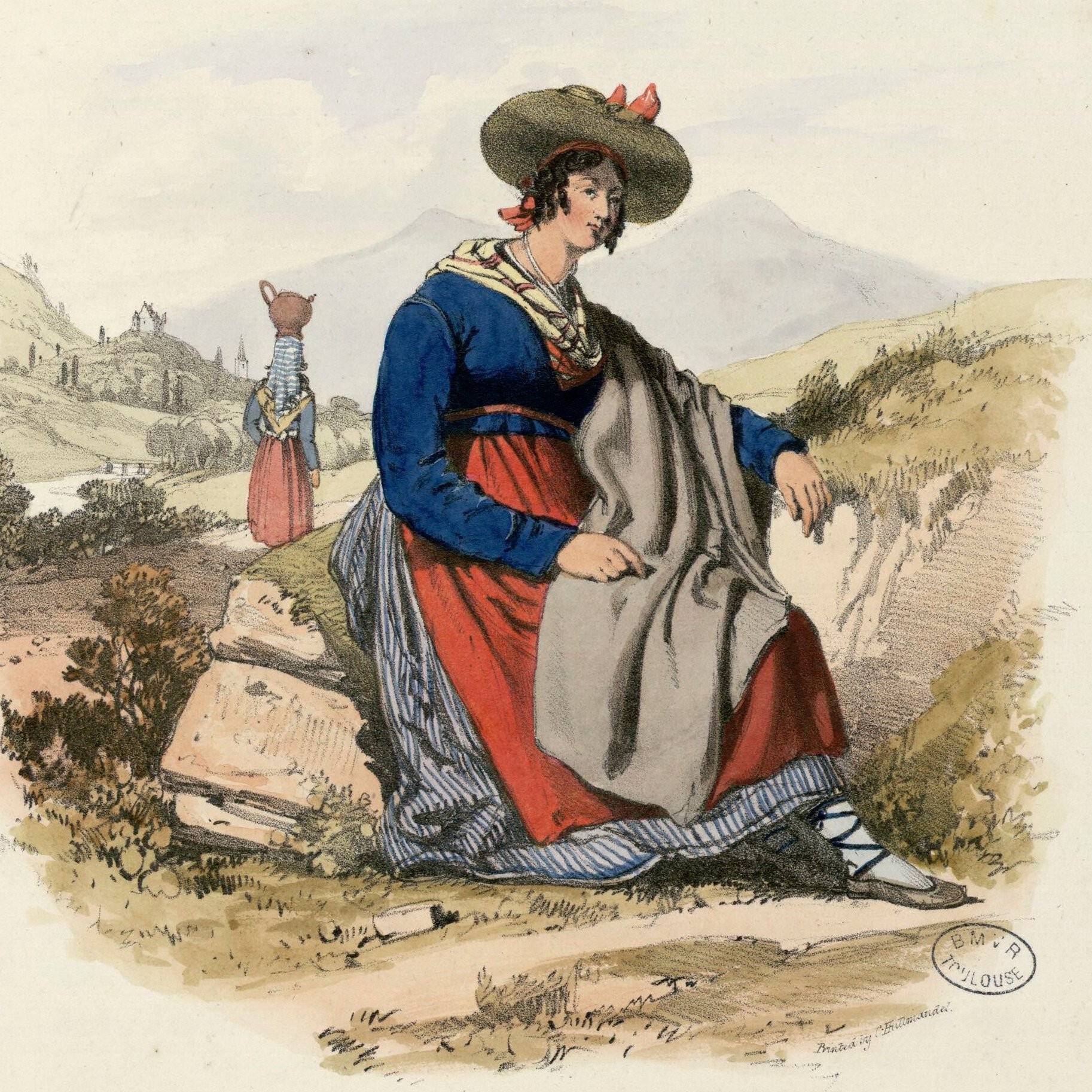 Une basquaise de la vallée de Baïgorry