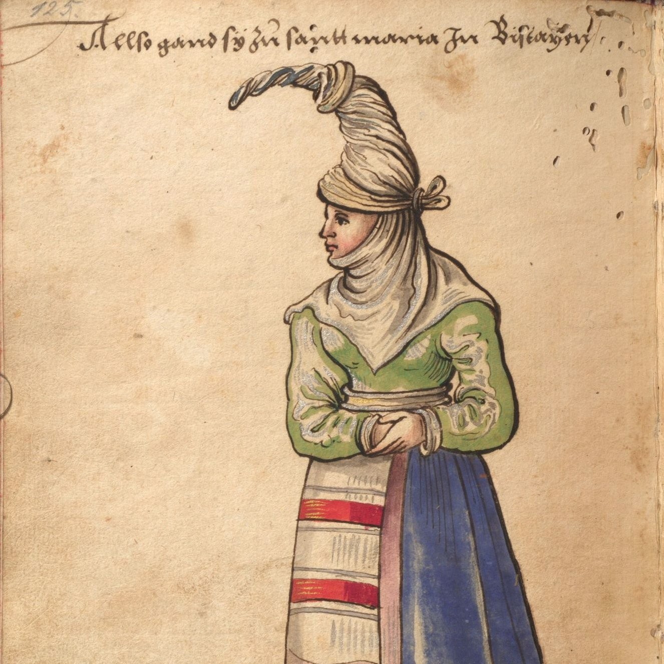 Costume traditionnel basque à Santa Maria