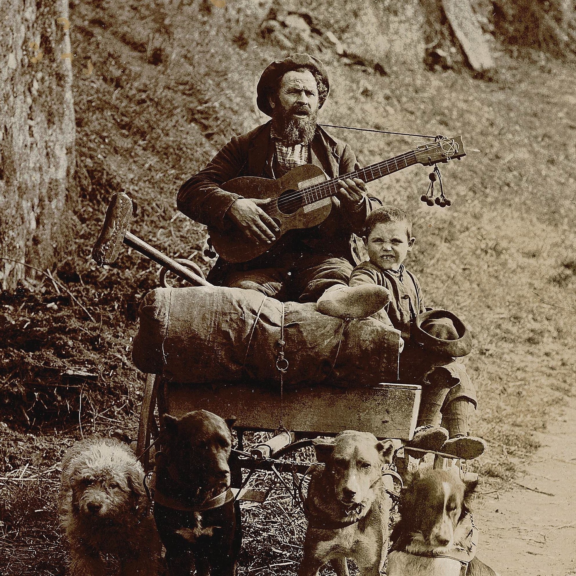 Mendiant espagnol - attelage à quatre