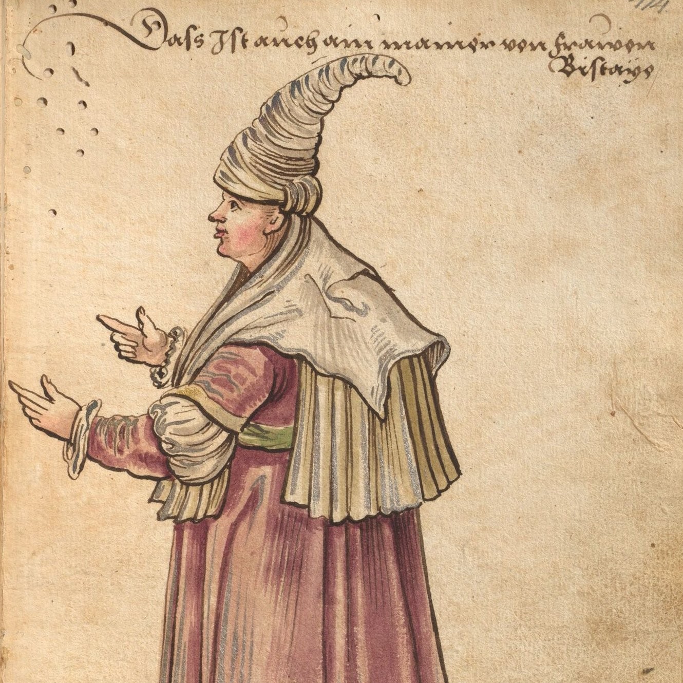 Costume traditionnel des femmes basques dans les montagnes